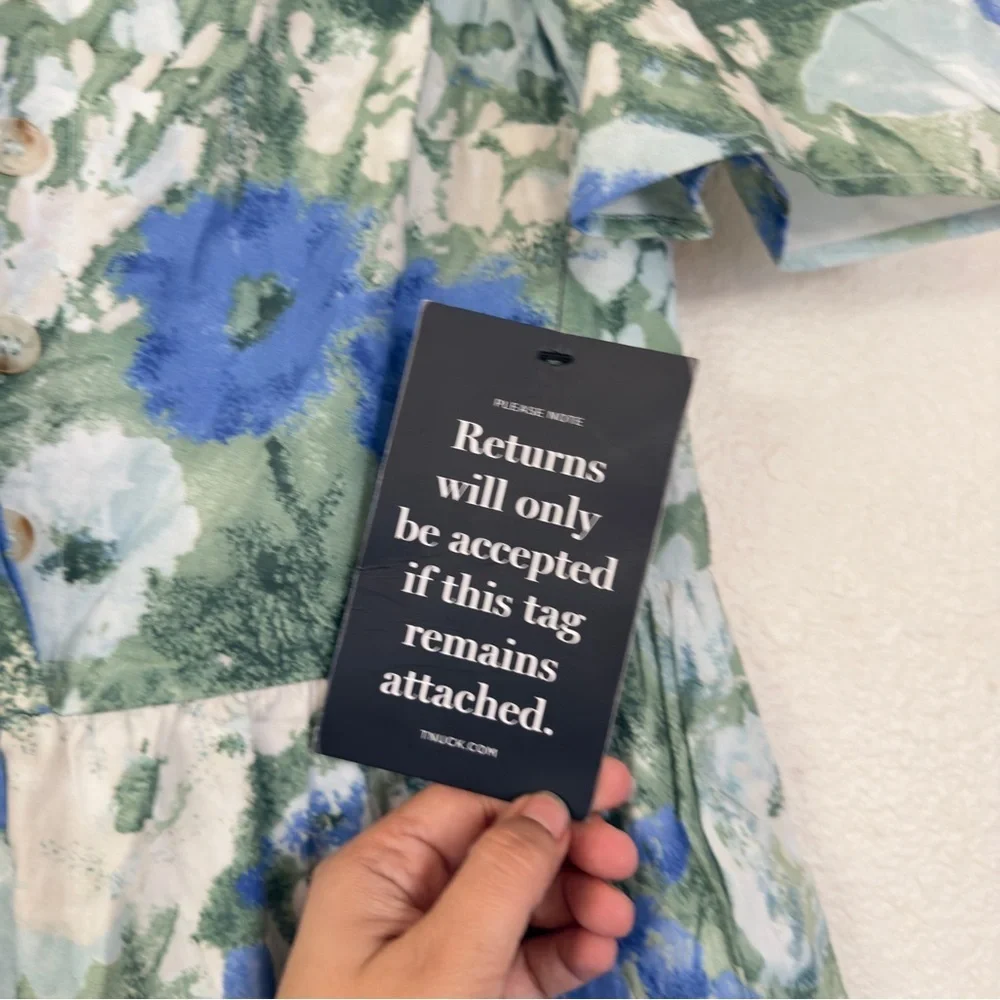 Tuckernuck Jardin de Fleurs Violetta Floral Midi Maxi Dress - Picture 7 of 11